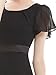 Ever Pretty Round Neckline Sleeve Ruched Short Casual Wear to Work Dress 03990