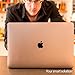 Homy Screen Protector [2-Pack] for MacBook Pro 15 inch Touch Bar 2016-2019: 1x Matte, 1x Glare. Bonus: Ultra-Thin TPU Keyboard Cover (Skinny). Premium Laptop Kit 15inch Apple A1707, A1990. Reduce UV.