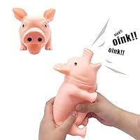 Sinwo Sinwo Funny Screaming Pig Doll Vocal Squeaky Cute Cartoon Mini Piggy Baby Pet Toys (Pink)