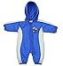 Kentucky Wildcats NCAA Baby Boys Hooded Windbreaker Coverall, Blue & Grey