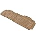 BDK Heavy Duty VAN SUV Rubber Floor Mats - 4 Pieces 3 Rows Full Set- All Weather Trimmable Mat (Beige) - MT-713-711-BG_AMHD