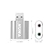 External USB Stereo Sound Adapter Aluminum Audio Card for Windows, Mac, Linux Extra Source with Microphone Jacks for Laptops and Desktop Computers pc-Plug and Play No Drivers Needed (Silver)