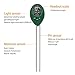 [Upgrade Version]Dr.meter 3 in 1 Soil Moisture Meter, Light and Soil PH Acidity Tester, Soil Tester Kit Tools for Garden, Farm, Lawn,Home, Indoor & Outdoor (No Battery needed)