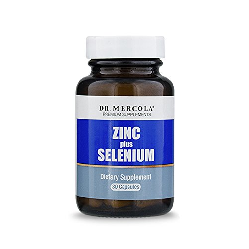 Dr. Mercola Zinc + Selenium â€“ 30 Capsules â€“ Premium Dietary Supplement â€“ Essential Trace Minerals: 15mg Zinc, 20mcg Selenium.25mcg Copper â€“ Supports Eye, Skin, Cardiovascular & Immune System Health