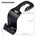 AULLY PARK Car Back Seat Headrest Hanger Holder Hooks for Bag Purse (Black - Set of 4)