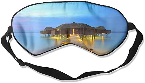 WGNNVOT Sleep Mask Pack Honeymoon Places In Hawaii Men And Women Eye Mask No Pressure Eye Masks For Sleep &amp; Travel