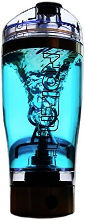 FUZION BOTTLE: Powerful Electric Protein Shaker | 16 Oz / 450 ml | Battery Powered, Portable, Leak-Proof Blender | Protein Shakes, Supplement Powders &amp; Alcoholic Beverages Mixer