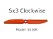 AvatarRC Geniune Gemfan 5030 (5x3) Orange Propellers for 250 Size Quadcopters, Drones, and multirotors - Perfect for 210mm to 300mm frames