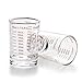 Measuring Cup Shot Glass 3 Ounce/90ML Liquid Heavy Glass (1)