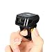 Eyoyo 1D Wireless Ring Barcode Scanner, Compatible with Bluetooth Function & 2.4GHz Wireless & Wired Connection, Portable Wearable Mini Finger Bar Code Reader Work with Windows, Mac OS, Android 4.0+, primary