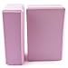 Peace Yoga Foam Exercise Blocks Pink [9” x 6” x 3”] (2 pack)