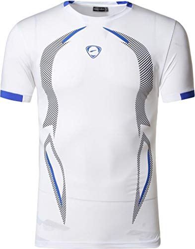 Sportides Boy's Quick Dry Active Sport Short Sleeve Breathable T-Shirt Tee Top LBS712 White S