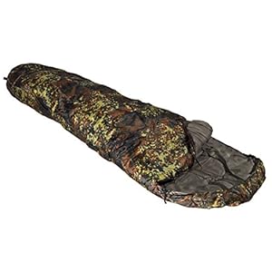 A.Blöchl AB Extra Warmer Mumien Schlafsack 2 lagig 230 x 80 cm (Flecktarn)