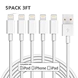Everdigi iPhone lightnig Cable 5Pack Compatible with iPhone 7/6/6Plus