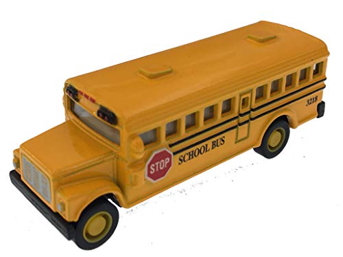 Mini School Bus Diecast Model, Conventional Style