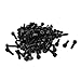uxcell M3 x 10mm Alloy Steel Hex Bolt Socket Head Cap Machine Screws Black 100 Pcs