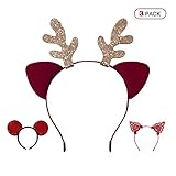 Headbands Cat Ears,Xmas Holiday Party Reindeer,Mickey Mouse Ears