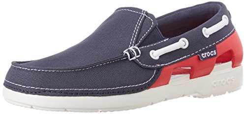 Crocs 200036 Kids Unisex Beach Line Hybrid Gs Navy White