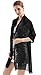Alivila.Y Fashion Womens Chiffon Scarf Wrap Bridal Wedding Scarves Shawl for Bridesmaid-Black Chiffon
