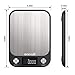 oneisall Food Scale, Multifunction Digital Kitchen Scale High Accuracy Electronic Food Weight with Large LCD Display, Stainless Steel Platform, Ultra Slim, Max. 11lb/5kg