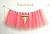 Originals Group 1st Birthday Pink Gold Tutu for High Chair Decoration for Party Supplies