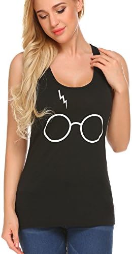 Harry Potter Glasses Scar Basic Apparel Women's Quality Tear Away Tops Vest