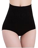 Qunson Womens Shapewear Seamless Hi-Waist Brief Panty Firm Control Tummy Slimming