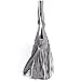 JOYSON Women Handbags Hobo Shoulder PU Leather Fashion Bag Tassels Gray