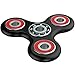 Toplay Fidget Spinner Toy Stress Reducer Ceramic Bearing - Perfect For ADD, ADHD, Anxiety, and Autism Adult Children (Black-red)