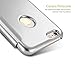 iPhone 6s Mirror Case, Luxury Mirror Ultra Clear Window View Leather Holster Makeup Flip Full Body Cover Case for Samsung iPhone 6s 4.7 inch (iPhone 6s, Rose Gold)