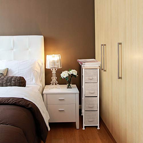 image for ITIDY Narrow-Storage-Drawers,Dresser,Chest of Drawers,Narrow 4 Drawer 