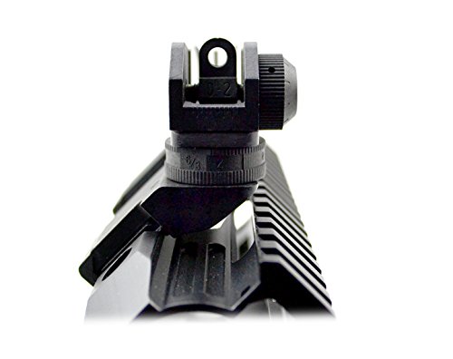 Side Mount Front & Rear Sight Combo - Black