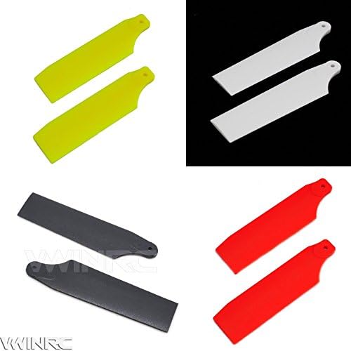 4 pair color 62mm Plastic Tail Blade for TREX KDS 450 PRO SPORT V2 rc helicopter