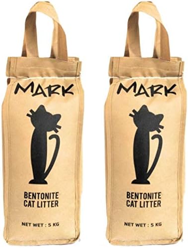 Mark Exclusive Scoopable Bentonite Cat Litter, 5 Kg (Pack of 2 - Total 10 Kg)