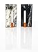 Marble Color Composite Cigarette Case and Box with Cleaner Stick and Holder (Black Marble Color)