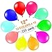 Party Balloons 12 Inches Rainbow Set (120 Pack) Assorted Colored Party Balloons Bulk Made With Strong Latex for Helium or Air Use Birthday wedding Balloon Arch Supplies Decoration Accessory W10