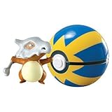 Pokemon Tomy Clip n Carry Pokeball Figure and Ball Set (Cubone/Quick)
