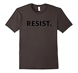 Men's RESIST ANTI TRUMP Tee Shirt - #RESIST XL Asphalt