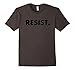 Men's RESIST ANTI TRUMP Tee Shirt - #RESIST XL Asphalt