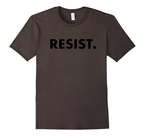 Men's RESIST ANTI TRUMP Tee Shirt - #RESIST XL Asphalt