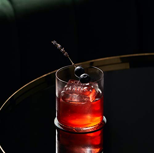 Cocktailgläser – gemischtes Set mit 4 Trinkgläsern inkl. (2) Thin Line 397 ml Double Old Fashioned Rocks Gläser und (2… – Bild 6