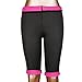 CROSS1946 Women's Slimming Thermo Capris Pants Sauna Hot Sweat Body Shaper Control Small (Rose, XXL)