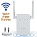 Cideros Wireless-N WiFi 300Mbps Mini Router Repeater Range Extender Booster Signal Amplifier with Two External Antennas