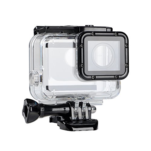 Suptig Replacement Waterproof Case Protective Housing for GoPro Hero 6 GoPro Hero 5 Outside Sport Camera for Underwater Use - Water Resistant up to 147ft (45m) (Best Uses For A Gopro)