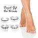 Bingirl 12pcs Celebrity Fashion Retro Silver Carved Flower Adjustable Open Toe Ring Finger Foot Jewelry