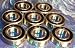 6205-2RS Ball Bearings, 25x52x15 mm, Sealed (Set of 8)