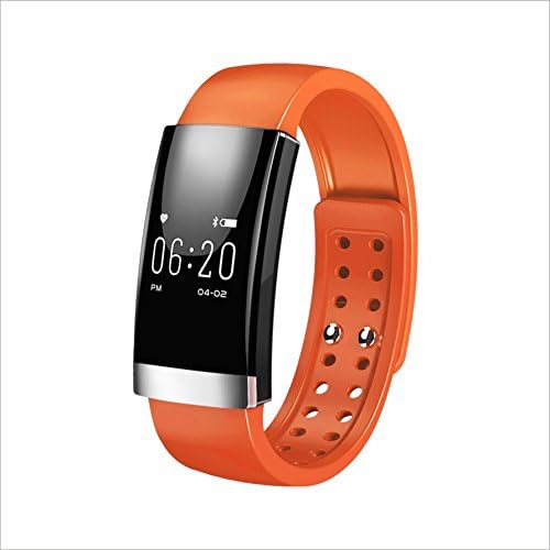 Fitness Tracker Band, Bluetooth 4.0 Heart Rate Monitor Bracelet, IP65 Waterproof Touch Screen Smart Bands with Activity Tracker for iPhone Android Smartphone
