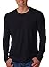 Next Level Premium Fitted Long-Sleeve Crew, Black, Large