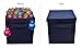 Sorbus® Foldable Storage Cube Basket Bin Covers (6 Pack) (Black)