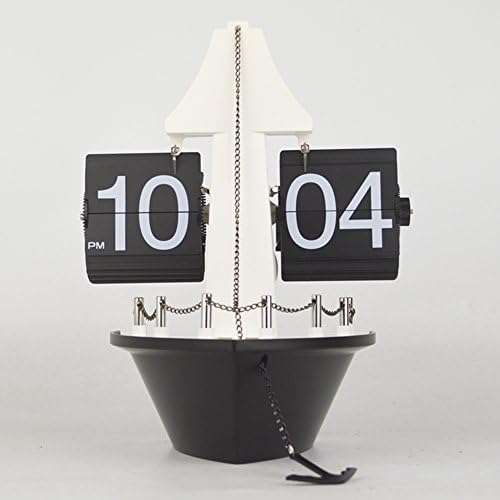 Fashion creative living room clocks/ ship flip clock/ creative clocks and ornaments/ bedroom clock-B